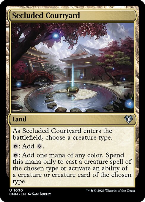 Secluded Courtyard 1030
