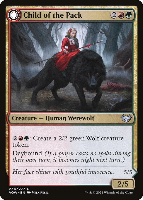 Child of the Pack // Savage Packmate 234