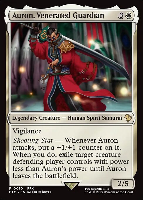 Auron, Venerated Guardian 10