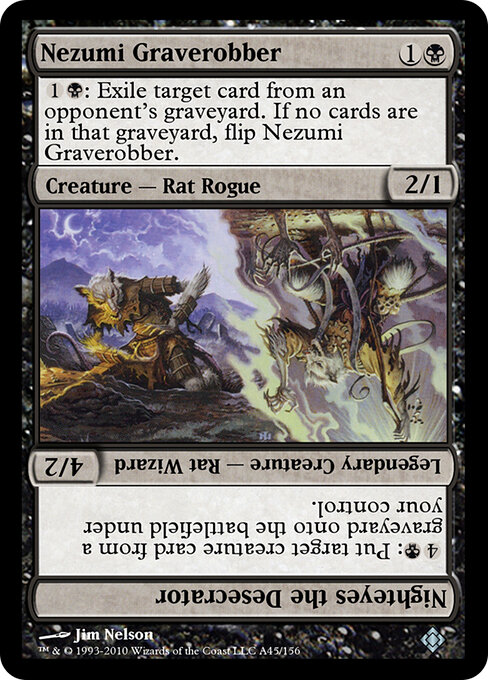 Nezumi Graverobber // Nighteyes the Desecrator A45