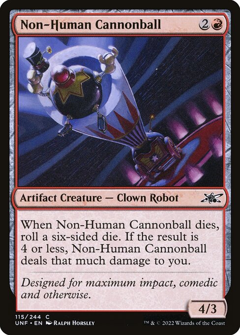 Non-Human Cannonball 115