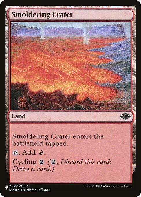 Smoldering Crater DMR-257