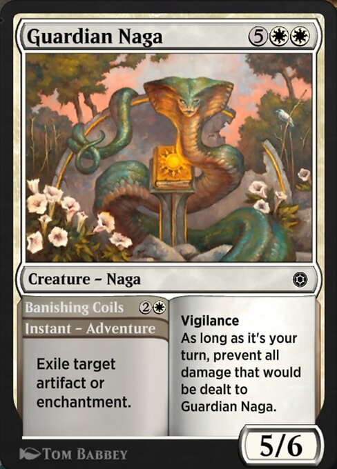 Guardian Naga // Banishing Coils 90
