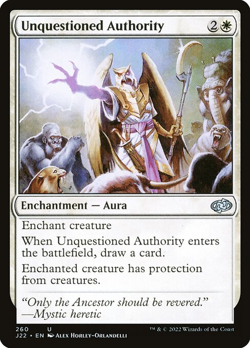 Unquestioned Authority 260
