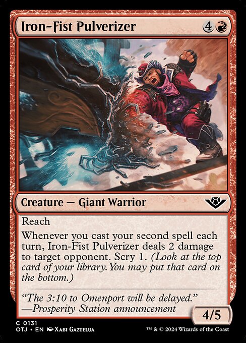 Iron-Fist Pulverizer 131