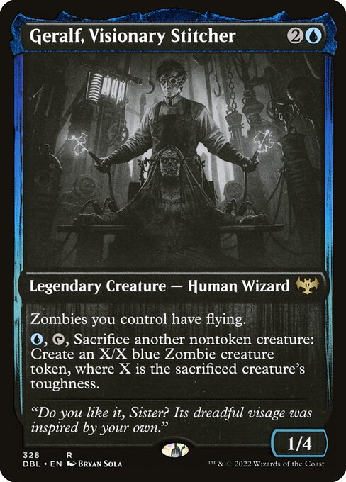 Geralf, Visionary Stitcher 328