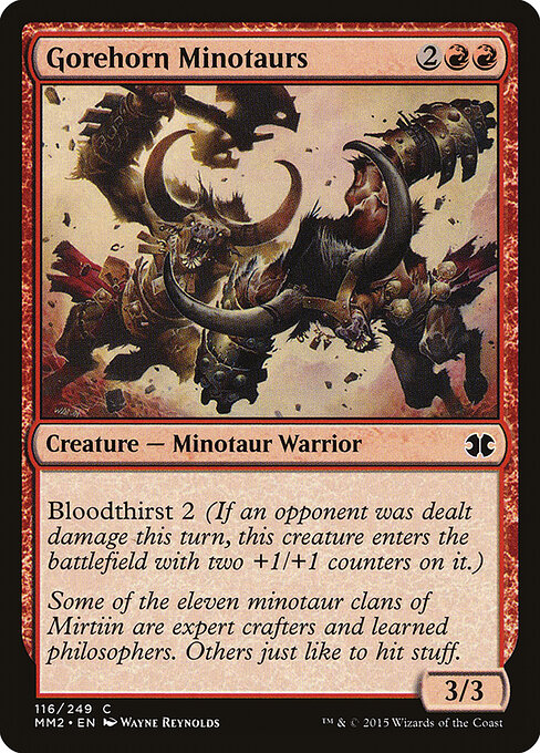 Gorehorn Minotaurs 116