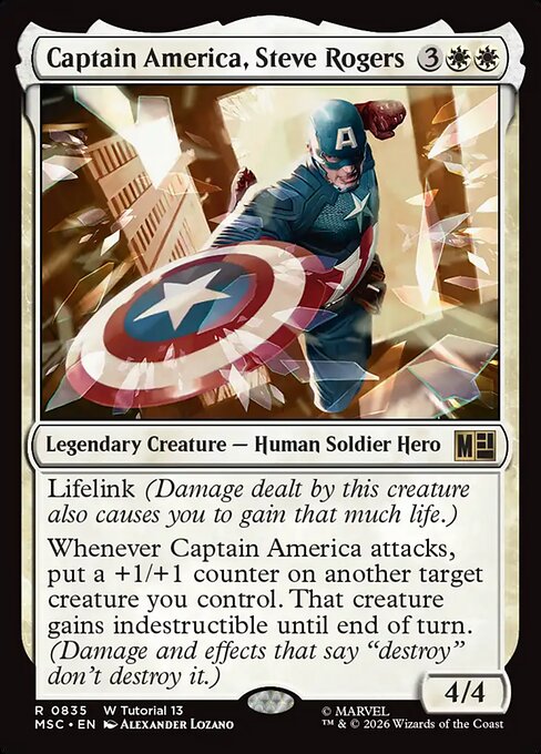 Captain America, Steve Rogers 835