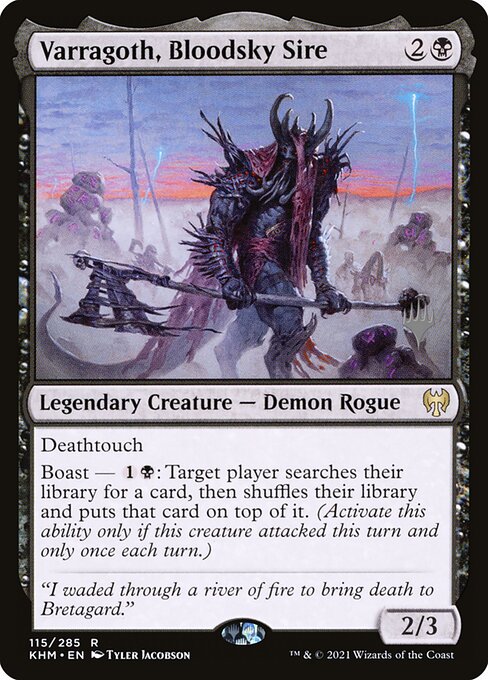 Varragoth, Bloodsky Sire 115p