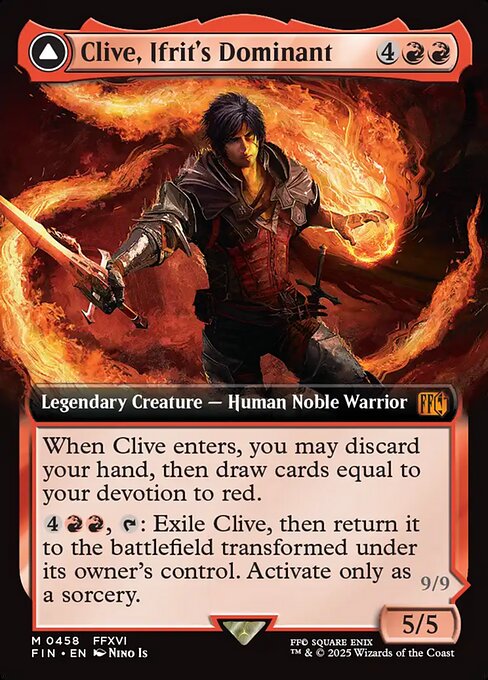 Clive, Ifrit's Dominant // Ifrit, Warden of Inferno 458