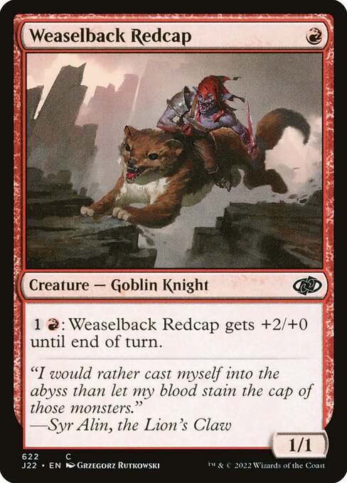 Weaselback Redcap 622