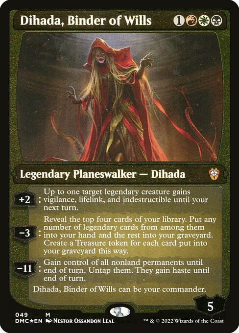 Dihada, Binder of Wills 49