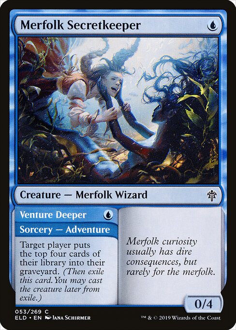 Merfolk Secretkeeper // Venture Deeper 53