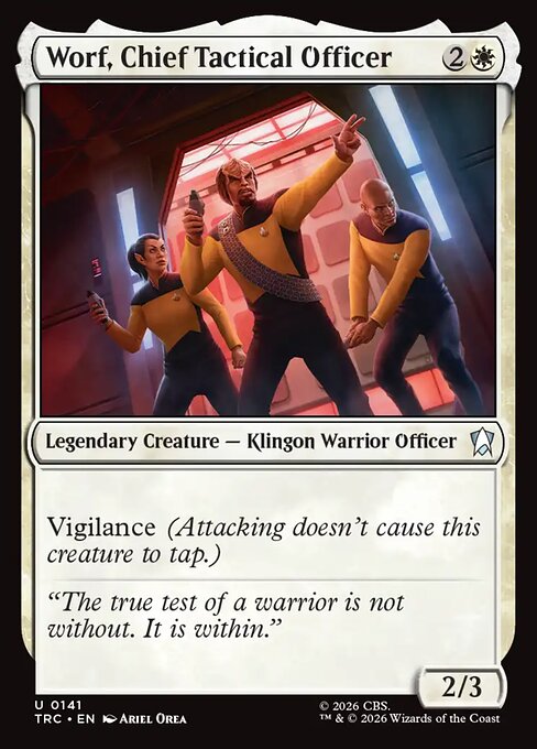 Worf, Chief Tactical Officer 141