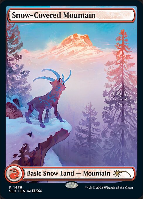 Snow-Covered Mountain 1476