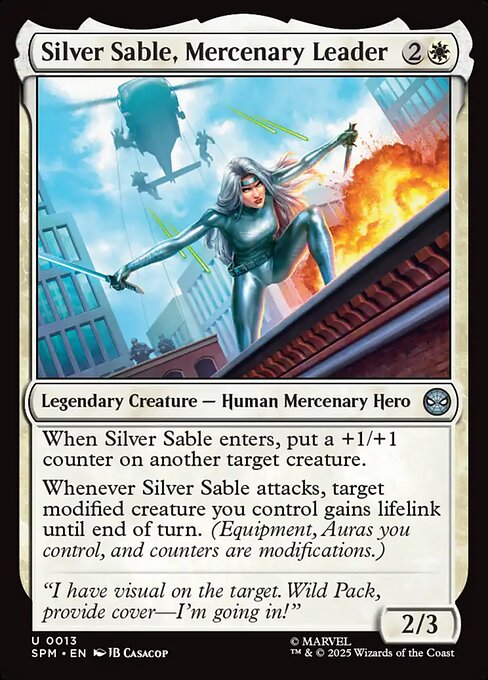 Silver Sable, Mercenary Leader 13