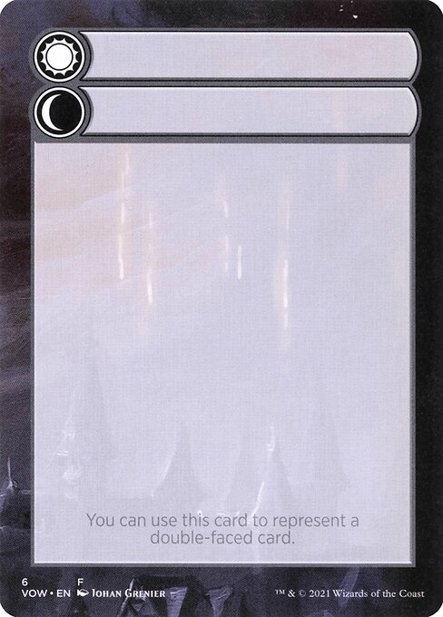 Double-Faced Substitute Card 6