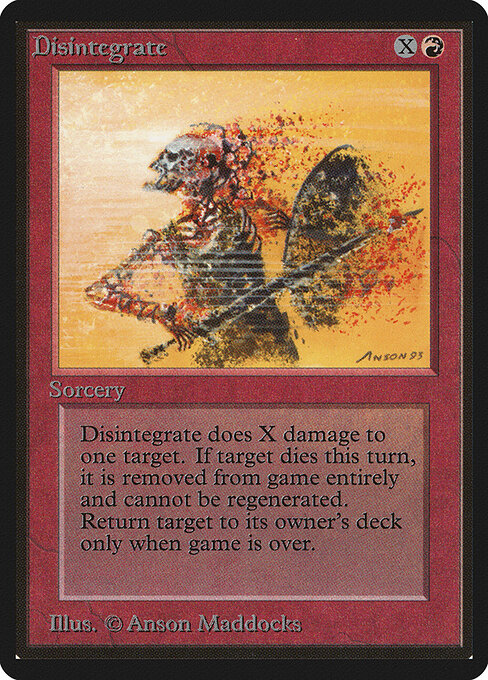Disintegrate 141