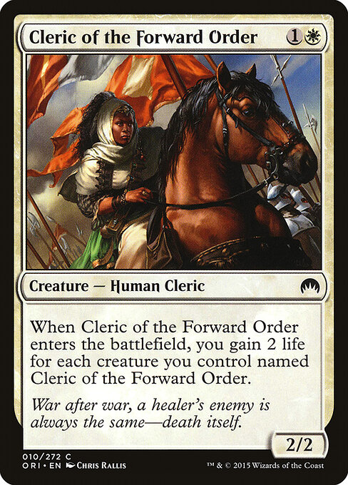 Cleric of the Forward Order 10