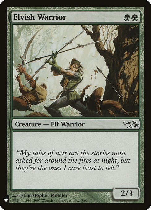 Elvish Warrior DD1-5