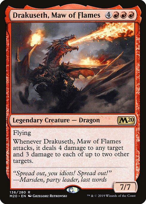 Drakuseth, Maw of Flames 136