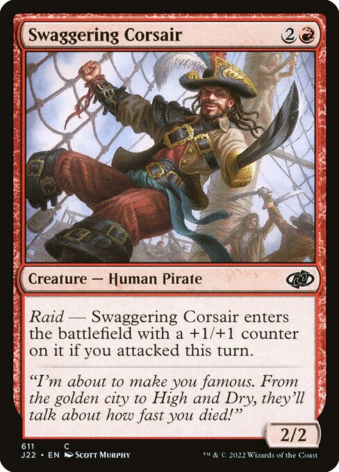 Swaggering Corsair 611