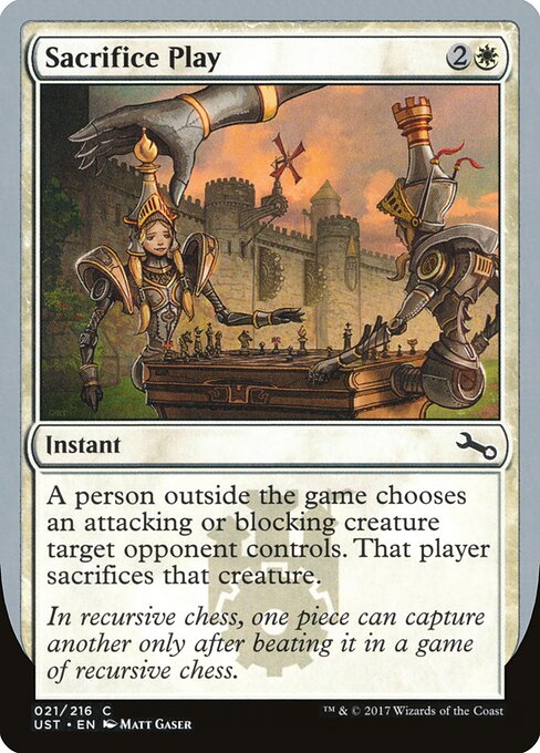 Sacrifice Play 21