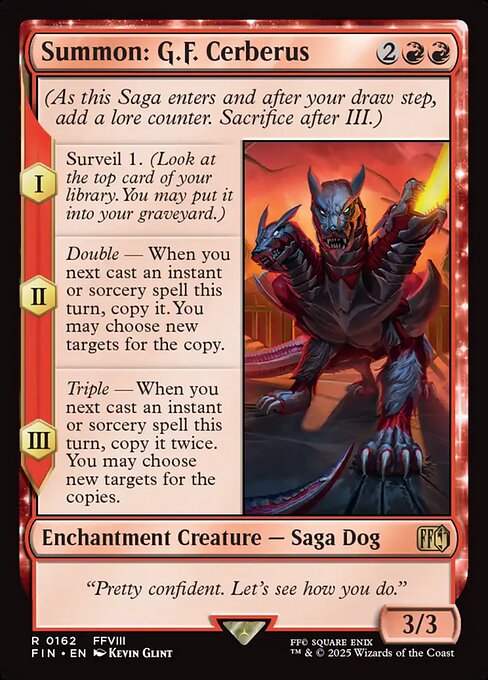 Summon: G.F. Cerberus 162