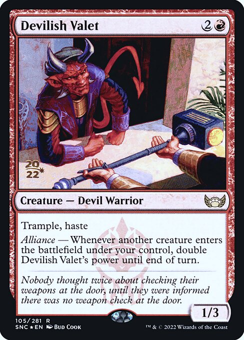 Devilish Valet 105s