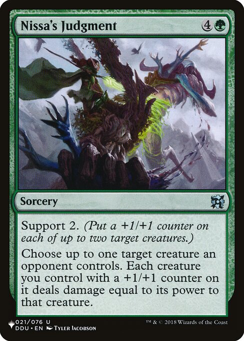 Nissa's Judgment DDU-21