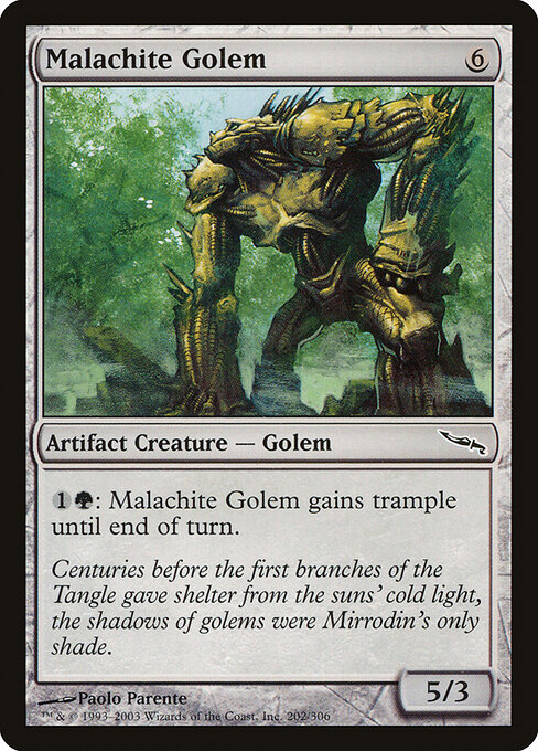 Malachite Golem 202