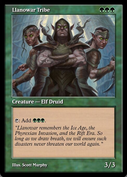 Llanowar Tribe 91317