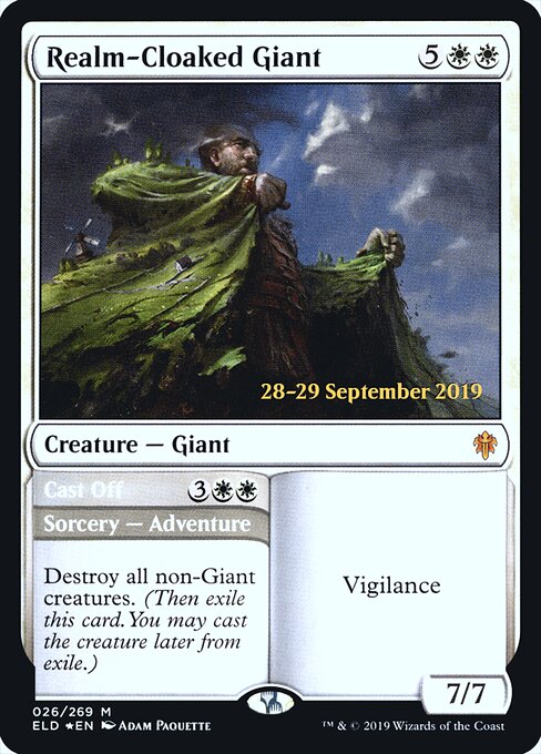Realm-Cloaked Giant // Cast Off 26s