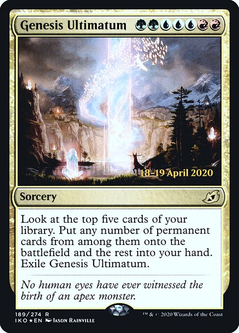 Genesis Ultimatum 189s