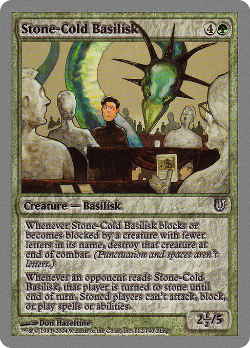 Stone-Cold Basilisk 112