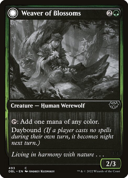 Weaver of Blossoms // Blossom-Clad Werewolf 493