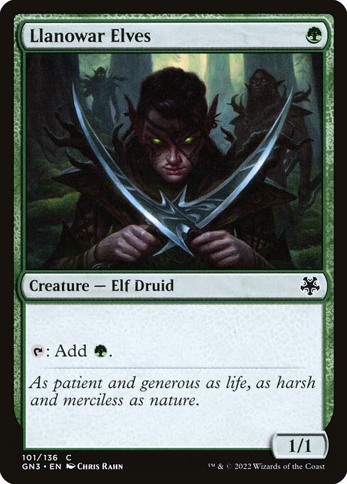 Llanowar Elves 101