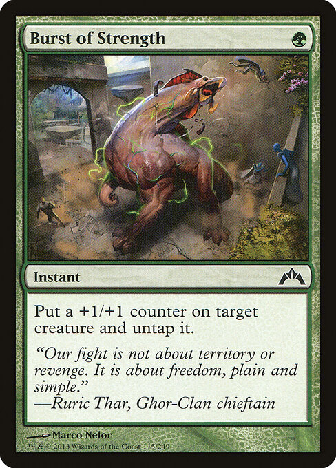 Burst of Strength 115