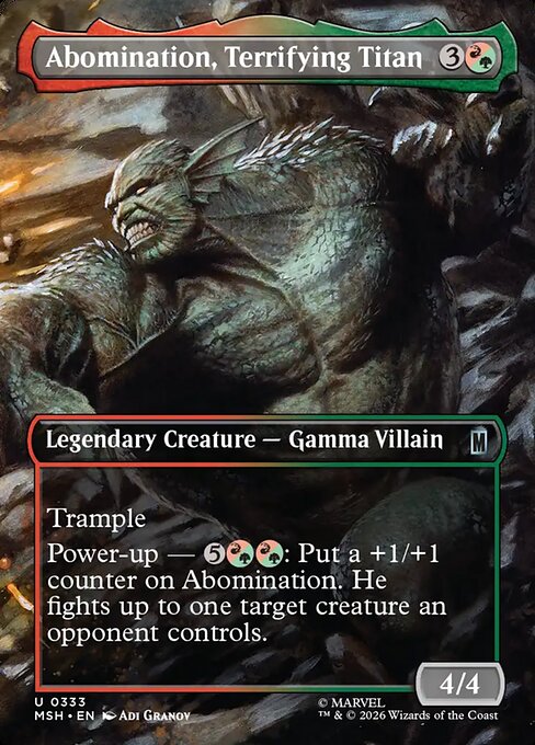Abomination, Terrifying Titan 333