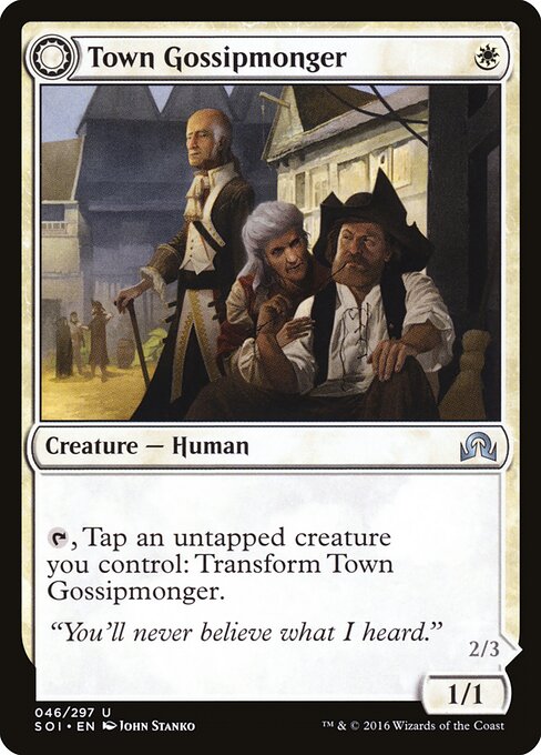 Town Gossipmonger // Incited Rabble 46