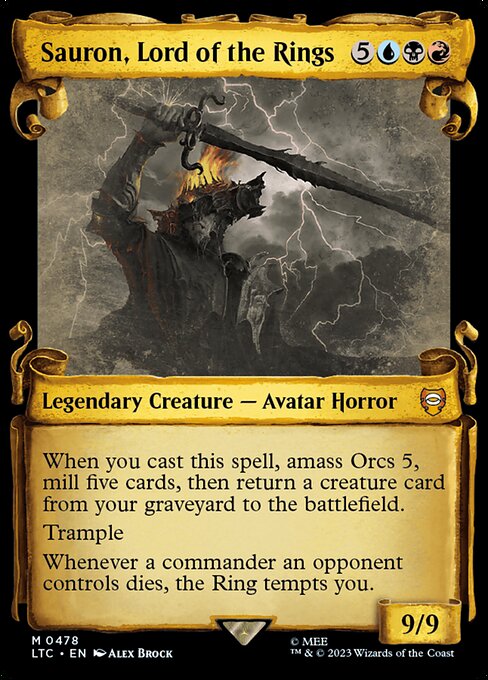 Sauron, Lord of the Rings 478