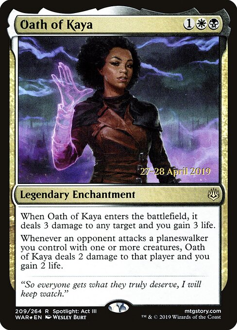Oath of Kaya 209s