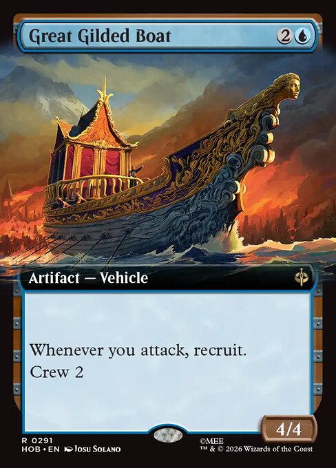 Great Gilded Boat 291