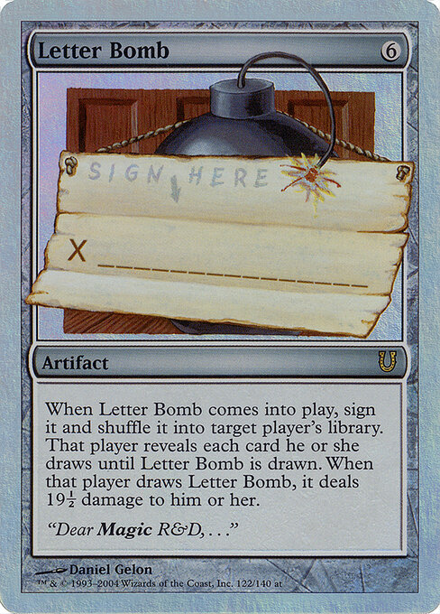Letter Bomb 122★