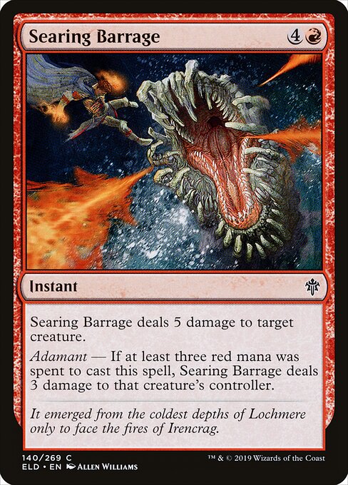 Searing Barrage 140