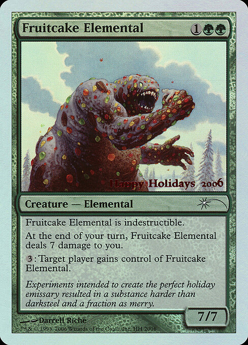 Fruitcake Elemental 6