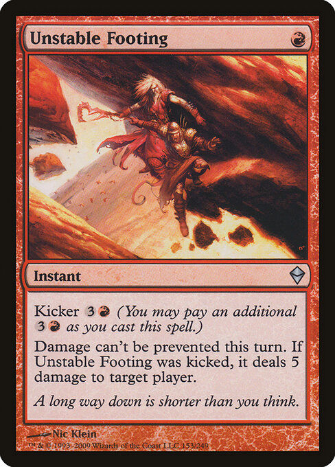 Unstable Footing 153