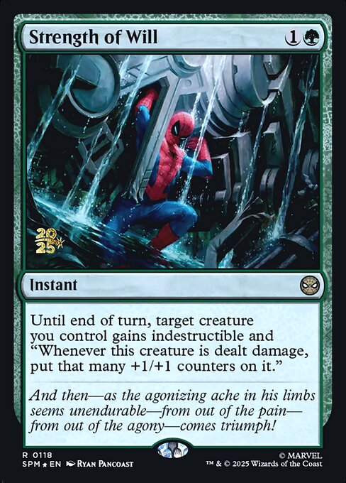 Strength of Will 118s
