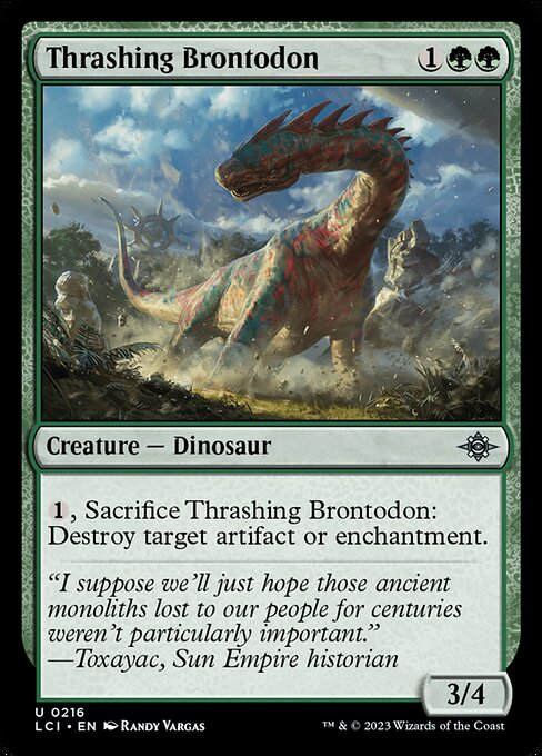 Thrashing Brontodon 216