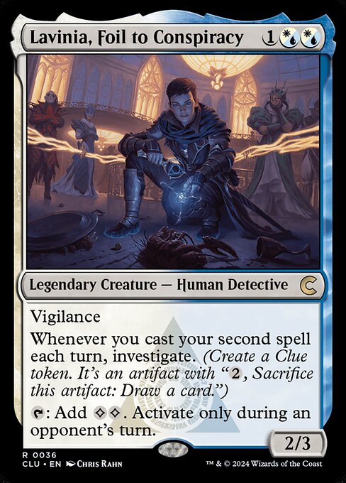 Lavinia, Foil to Conspiracy 36
